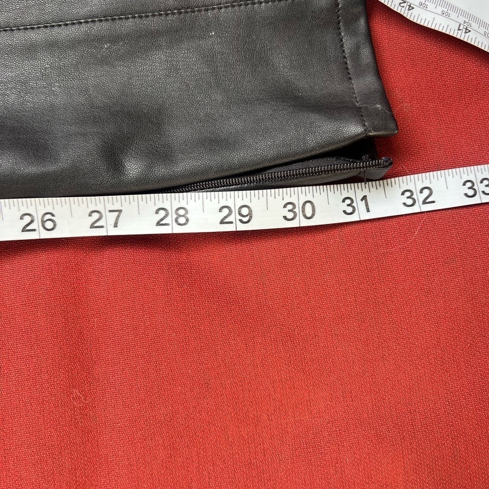 Pilcro Anthropology Glasgow Faux Leather Pants 27 - Picture 9 of 10